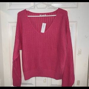 American Eagle- Pink Sweater. New/ With Tags
